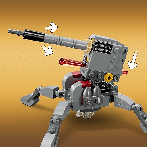 Miniatura 5 de LEGO Star Wars 501st Clone Troopers Battle Pack - Juego para construir con cañón antivehículo AV-7, 4 minifiguras de Clone Troopers, juguete