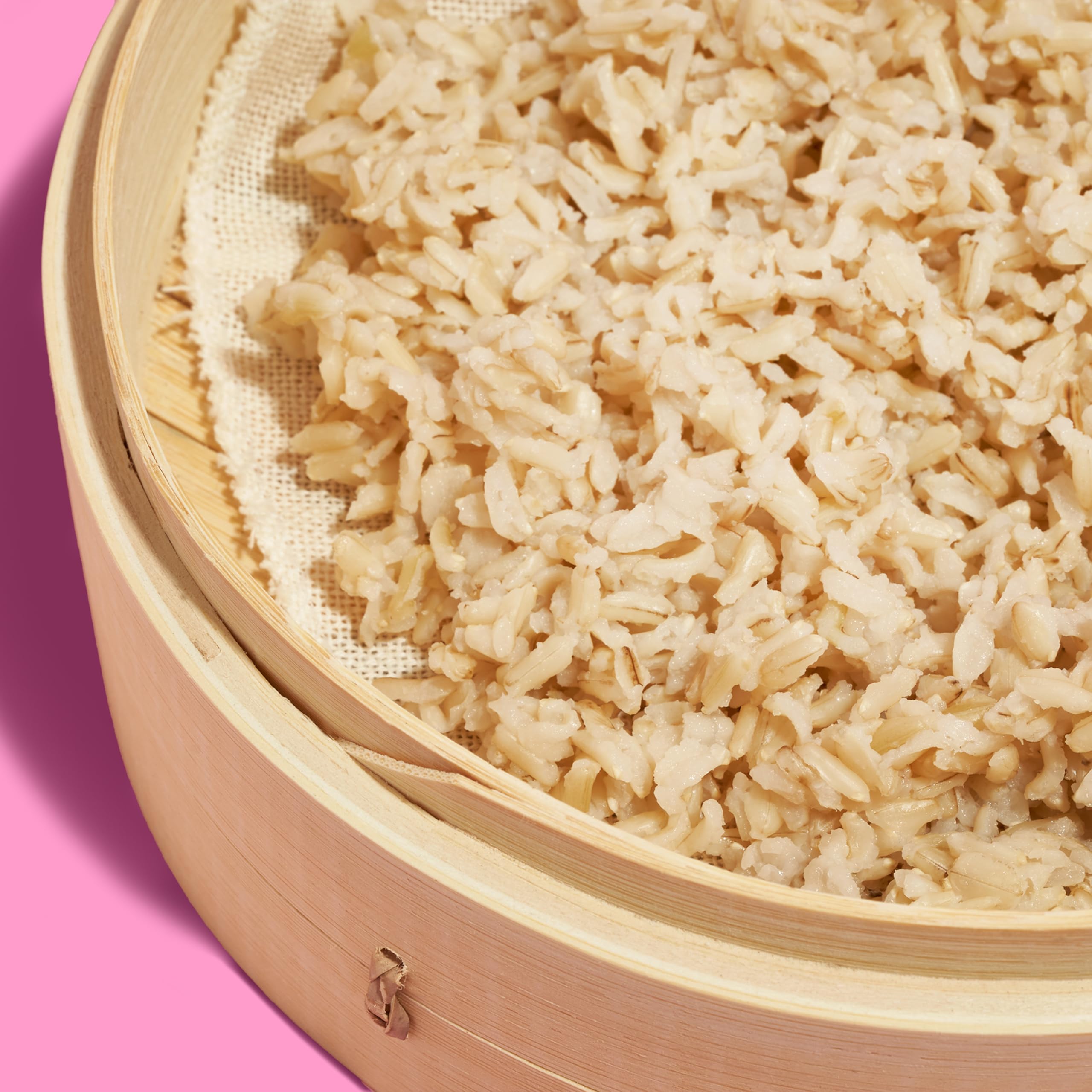 Vaporera de bambú REISHUNGER Ø 25 cm 2 Pisos para arroz, dim sum, verduras, pescado y carne