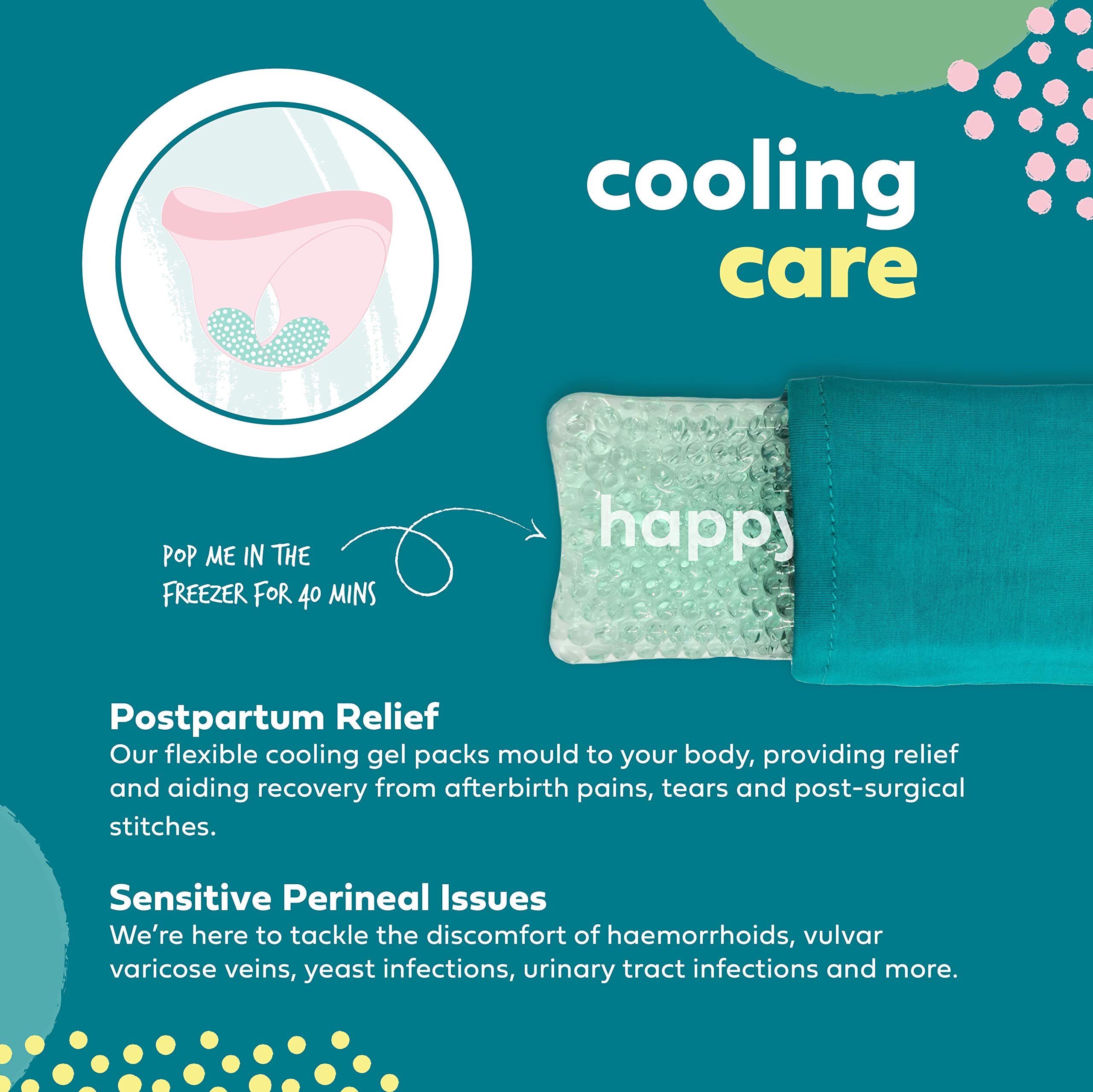 Postpartum Hot And Cold Packs, Ice Pads Pain Relief For Perineal