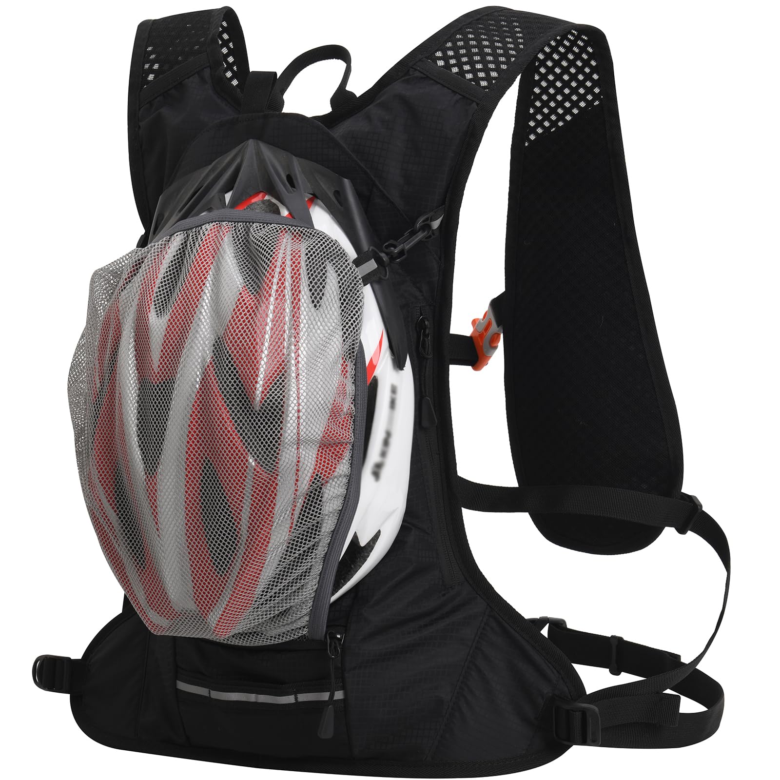 Trinkrucksack Laufen & Fahrrad – 2L Blase + 470ml Softflasche, Reflektierend, Atmungsaktiv – Für Trailrunning & Joggen Trinkrucksack Laufen & Fahrrad – 2L Blase + 470ml Softflasche, Reflektierend, Atmungsaktiv – Für Trailrunning & Joggen
