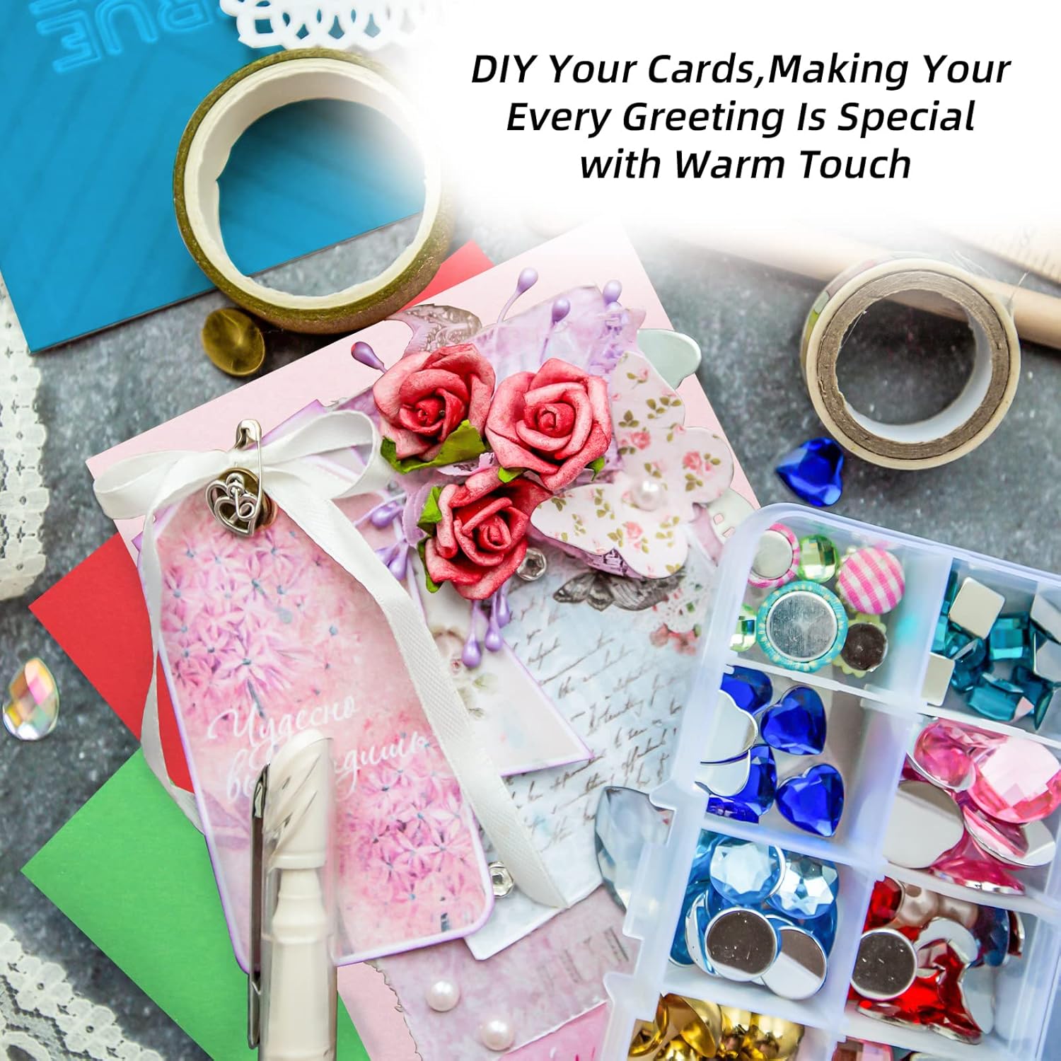 48 Pack Blank Folded Cards and Envelopes Colored Cards White Envelopes 5 x 7 Inch Colorful Greeting Cards 24 Assorted Colors Heavy Weight for Greeting,Invitation,Card Making - Image 7