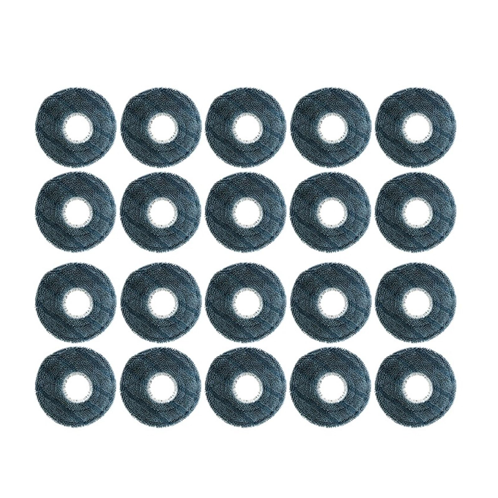 VIXWDRUTY Mop Cloth，Compatible For JONR，P20 Pro Robot Vacuum Cleaner Part Microfiber Mop Cleaning Pad Replacement Household Cleaning Spare Parts ﻿(20pcs b)