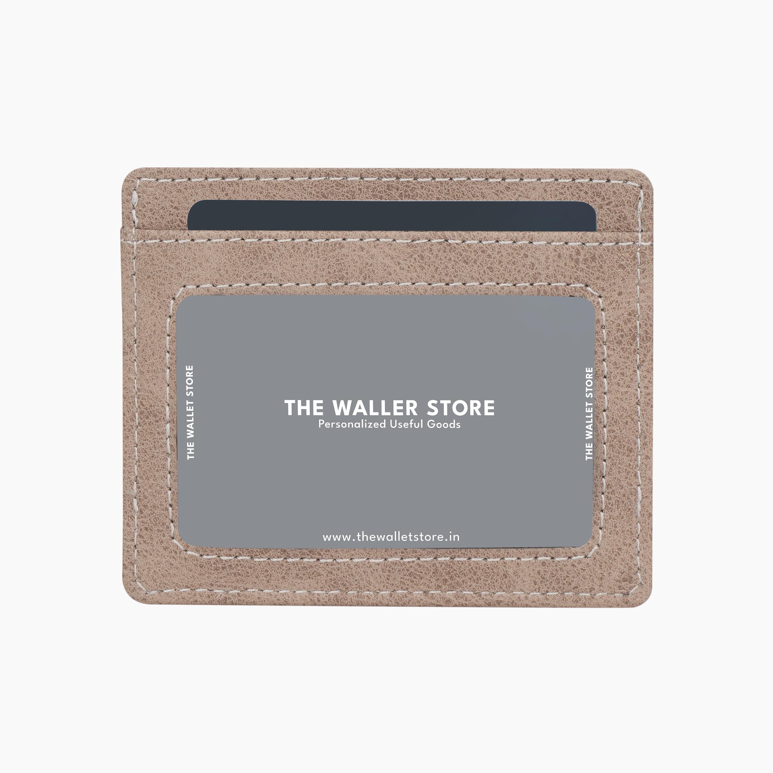 The Wallet Store Suede Leather Zipper Clutch For Her - Tan