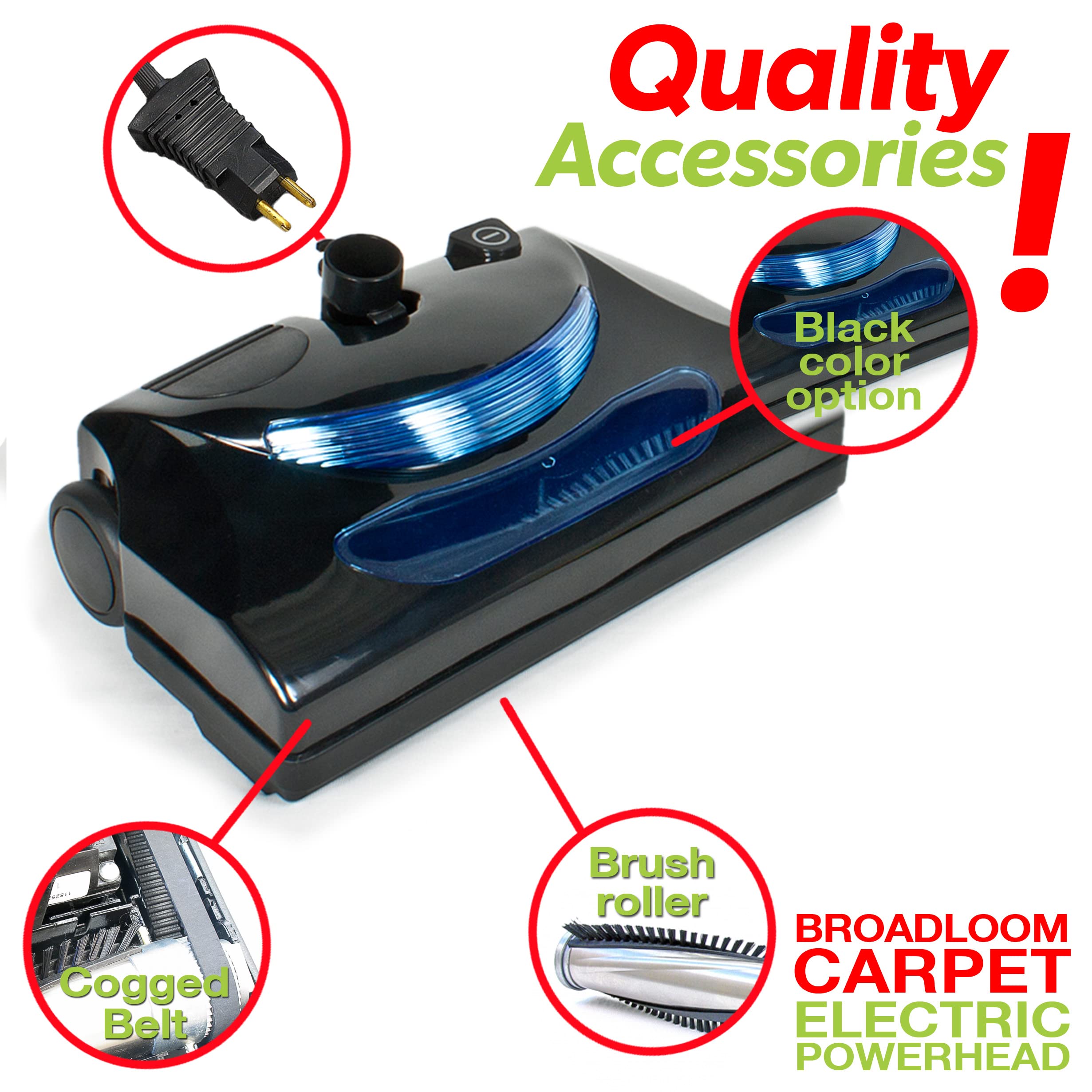 Central Vacuum 30-Foot 2-Way Hose & Powerhead Kit - Direct Connect For Nutone, Beam, Eureka, Blackhawk Vacuums - View #5