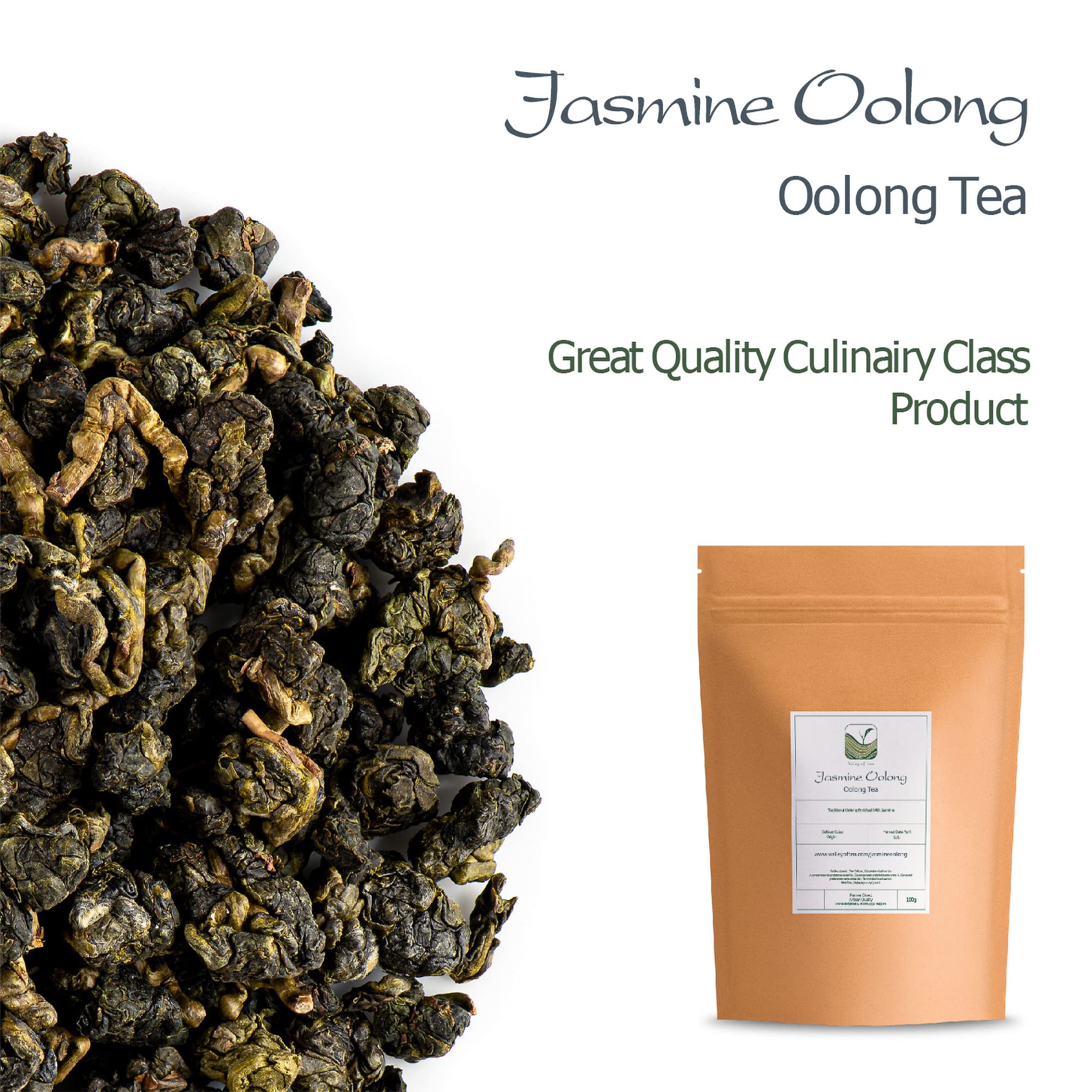 Tè Oolong al gelsomino - Qualità artigianale