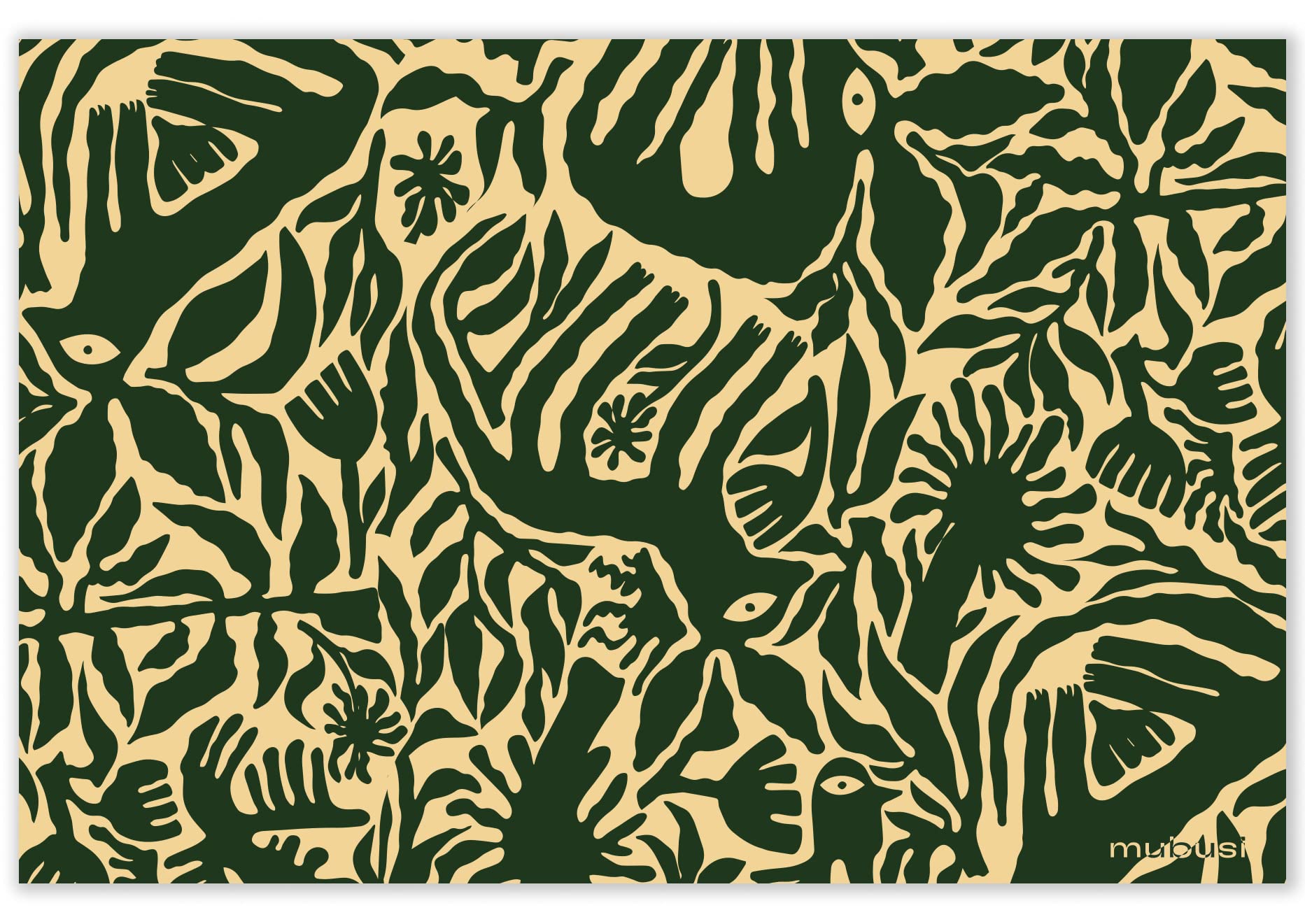 mubusi Alfombra Vinílica Cocina Salón - Varios Tamaños - (Wild 40x60 cm)