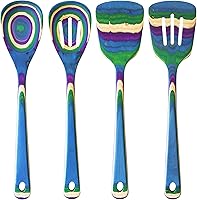 Vista 9 de Totally Bamboo Baltique Mumbai Collection - Juego de utensilios de madera para servir ensaladas, 11-3/4 pulgadas de largo, un par