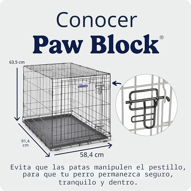 Foto 5 de 8 de MidWest Homes for Pets iCrate modelo 1536DDU Jaula para perros recién óptimizada, con una sola puerta