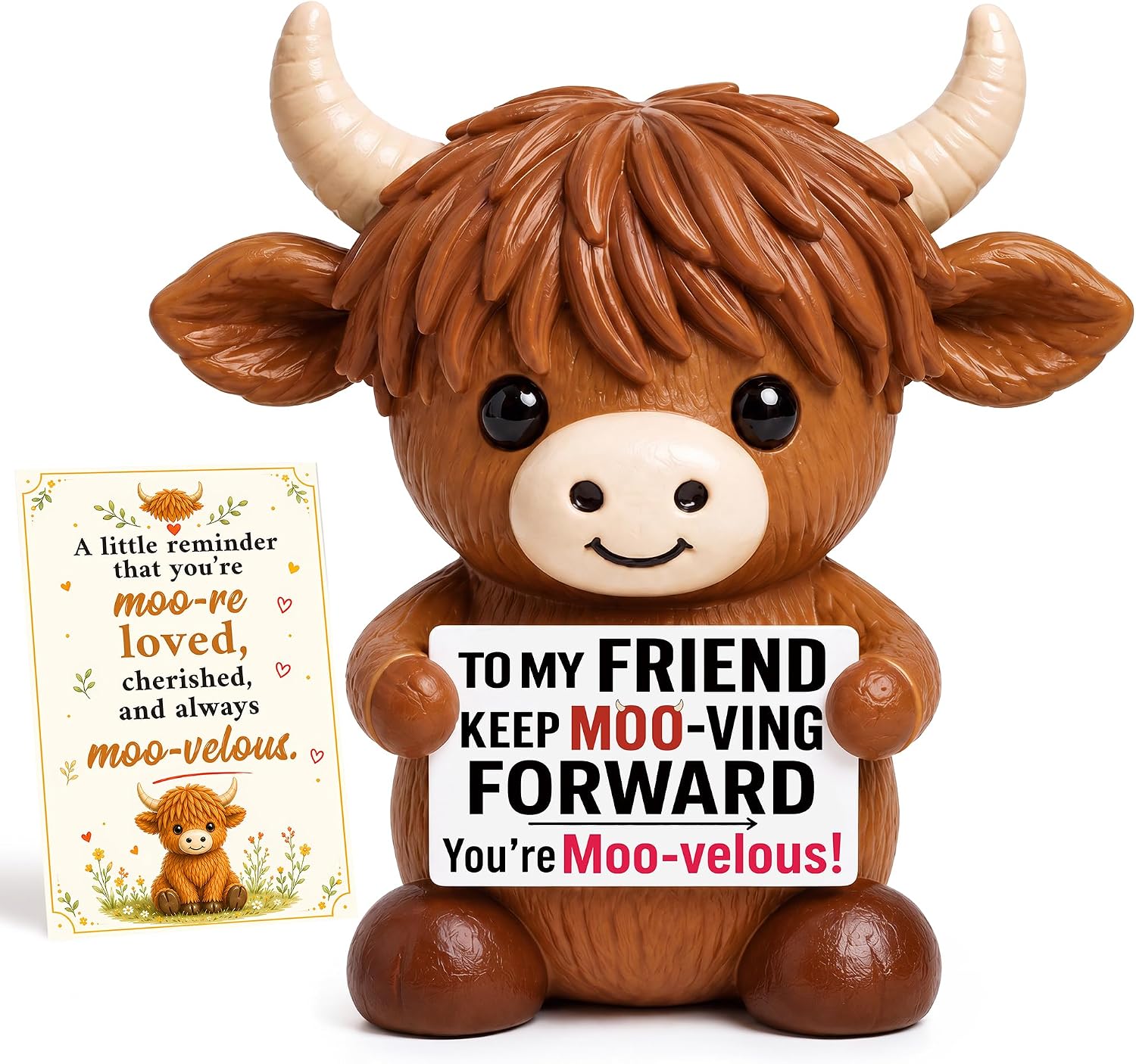 Friendship Friend Gifts Women - Best Friend BFF Gift Highland Cow