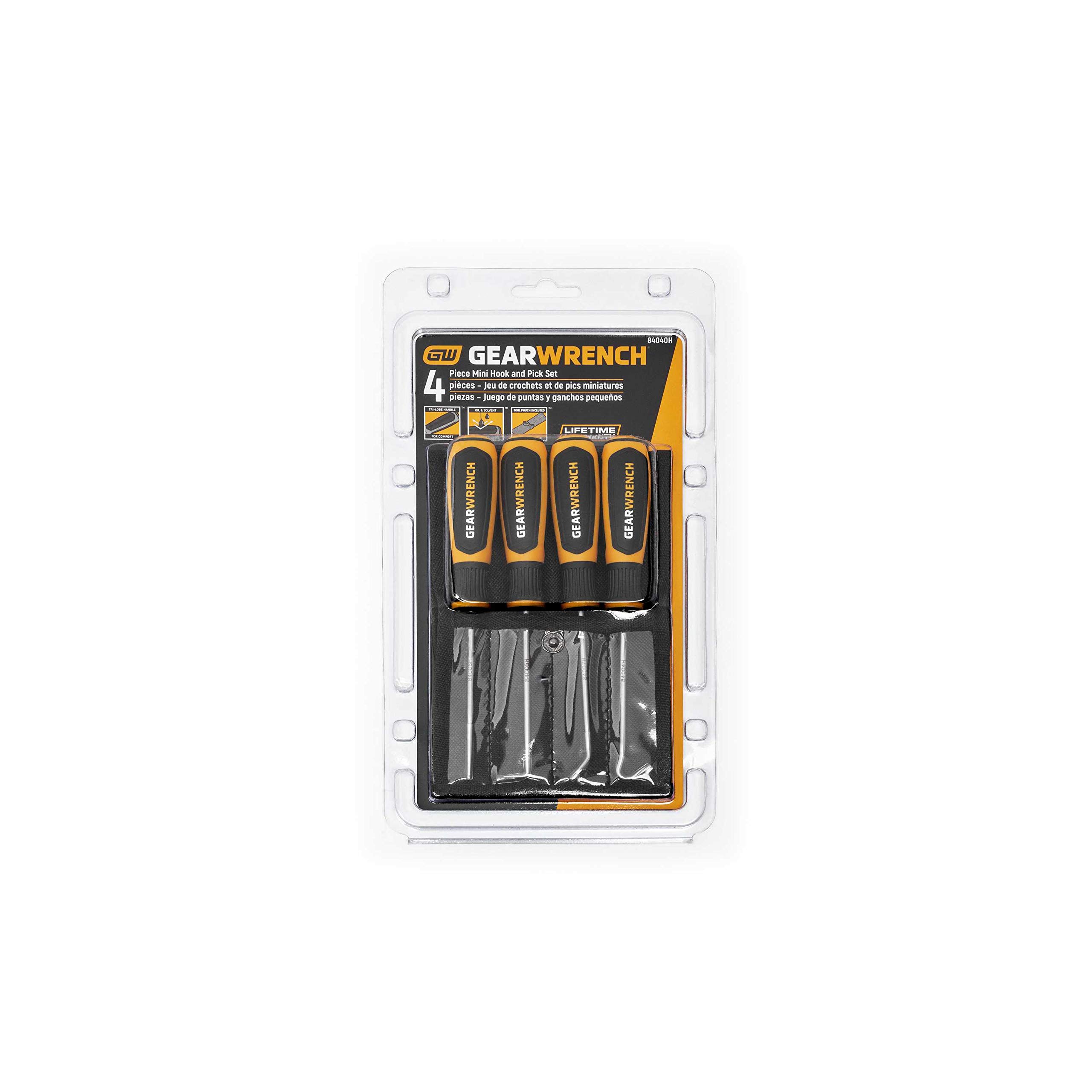 GearWrench Lot de 4 mini crochets et pics - 84040H