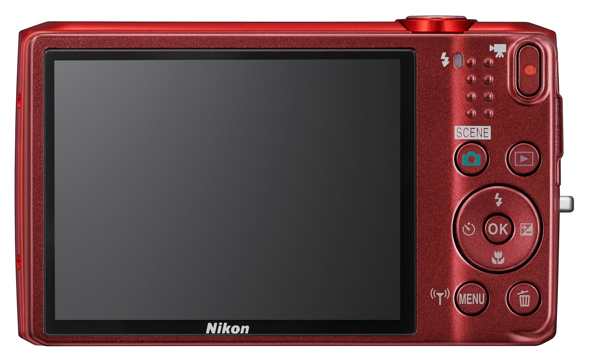 Nikon Coolpix S6800 Compact Digital Camera - Red (16.0MP, 12x