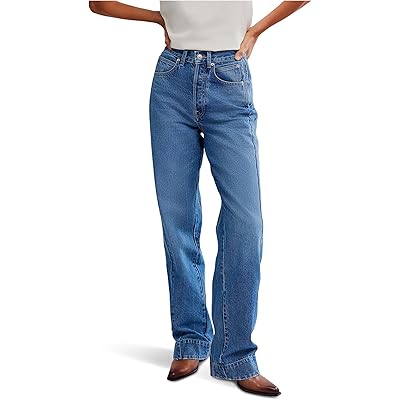 Брюки Free People Stick Around Slim Curve Jean