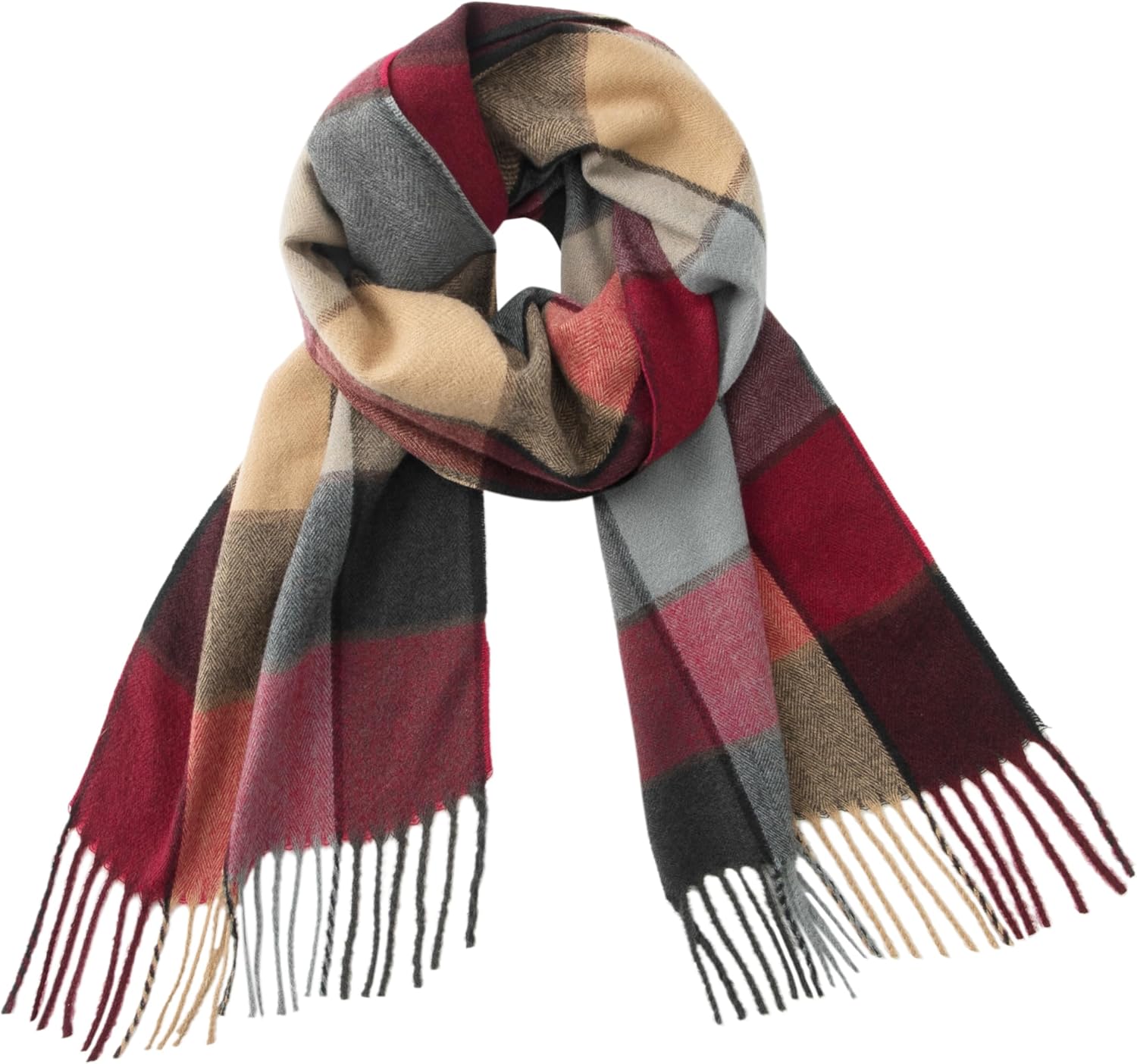 CALVIN & OLIVIA Lightweight Ultra-Soft Scarf - Perfect Holiday Gift for Men & Women