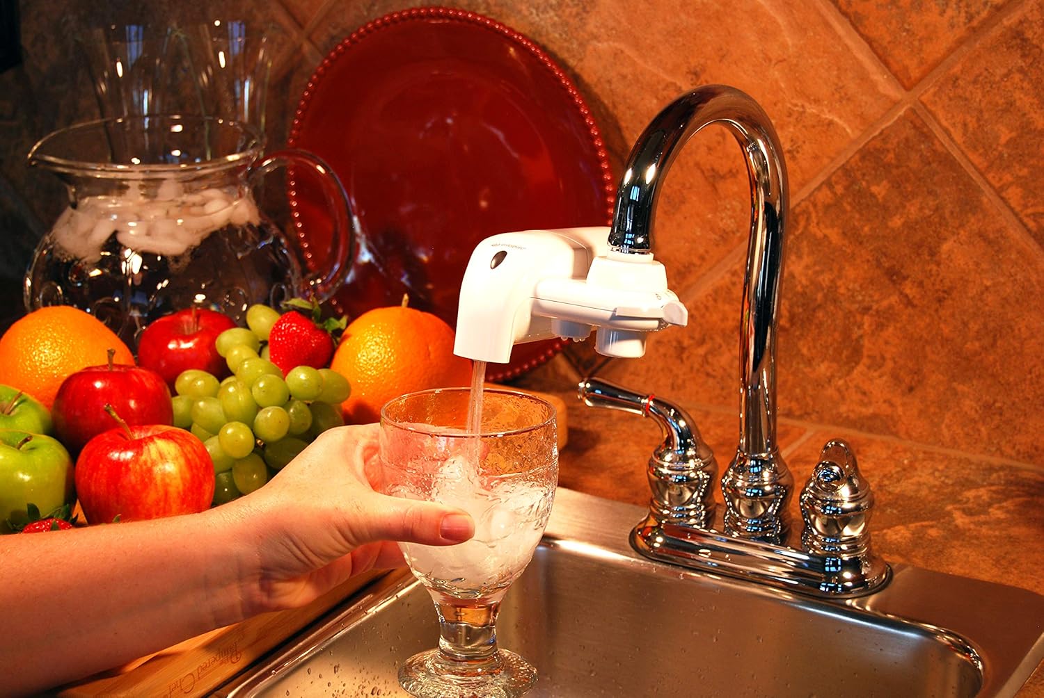 Instapure F8 Ultra Tap Water Filtration System (White)
