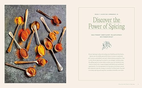 Miniatura 4 de Paquete de libros SpiceRack Plan de nutrición para reducir el riesgo de cáncer de mama y controlar su peso por Rachel Beller + 2 mezclas de especias