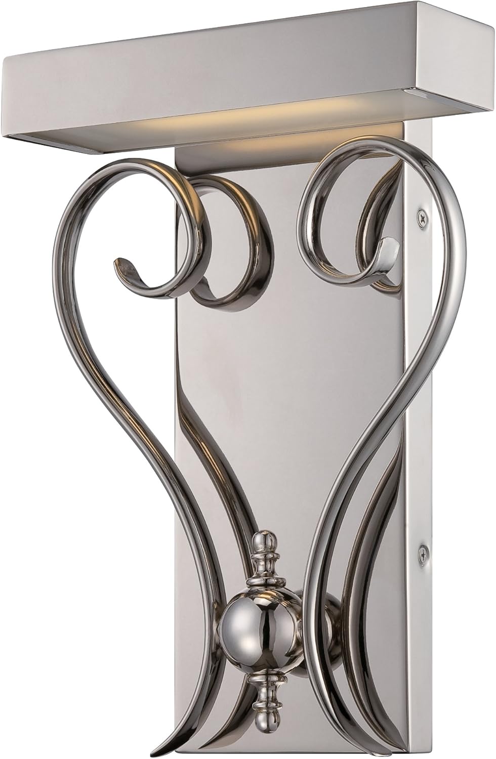 Nuvo Lighting 62/186 Tucker LED One Light Wall Sconce 4.8 Watt 285 Lumens Soft White 2700K KolourOne LED Technology Etched Opal Glass Aged Bronze Fixture