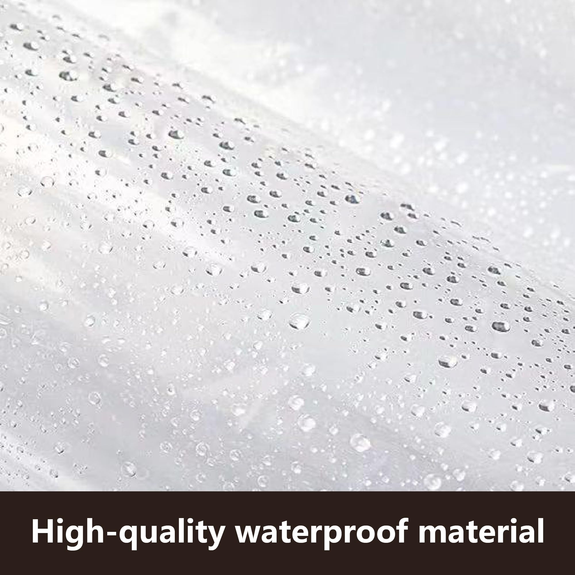 Cortina de ducha transparente de alta calidad, 180 x 90 cm, PEVA, fácil de limpiar, con lazo para colgar, elegante decoración de baño para ducha o bañera, impermeable y