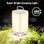 Blukar 116 LED Camping Lantern Rechargeable, 2000L Super Bright Camping Lights Lamp,7 Light Modes, 4800mAh Long Battery Life,90°Adjustable Outdoor Hanging Tent Accessories for Hiking Emergency Fishing | Foldable 7 Lighting Modes 48H Autonomy, Portabl