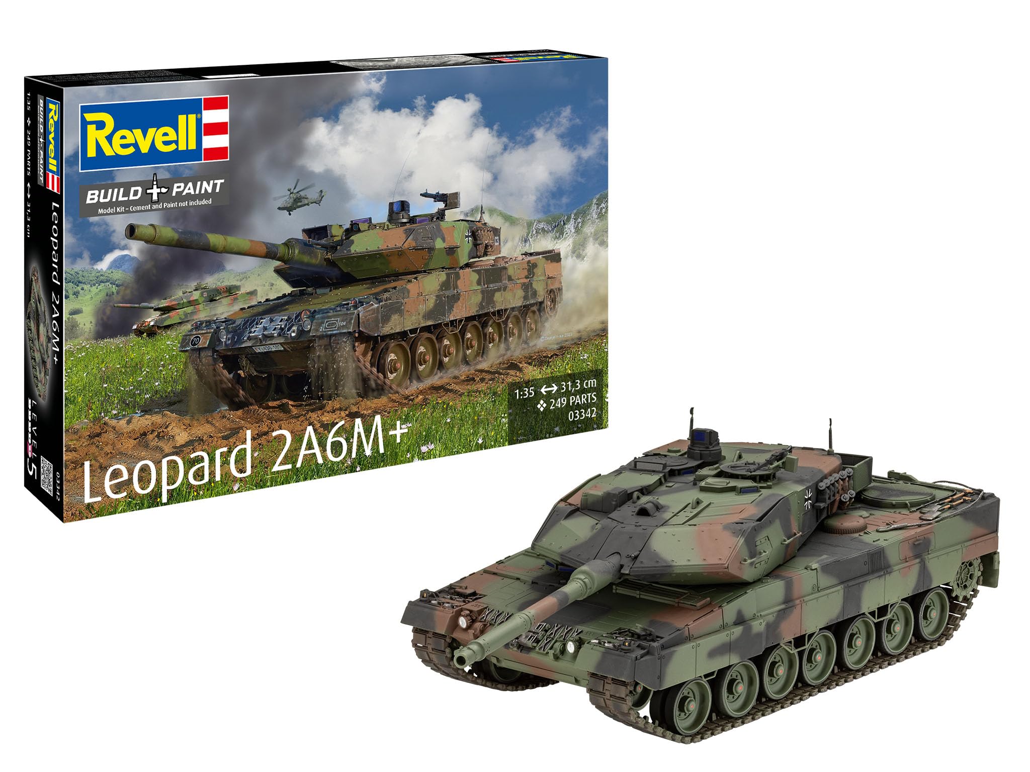 Amazon | ドイツレベル 1/35 ドイツ レオパルド2 A6M+ プラモデル