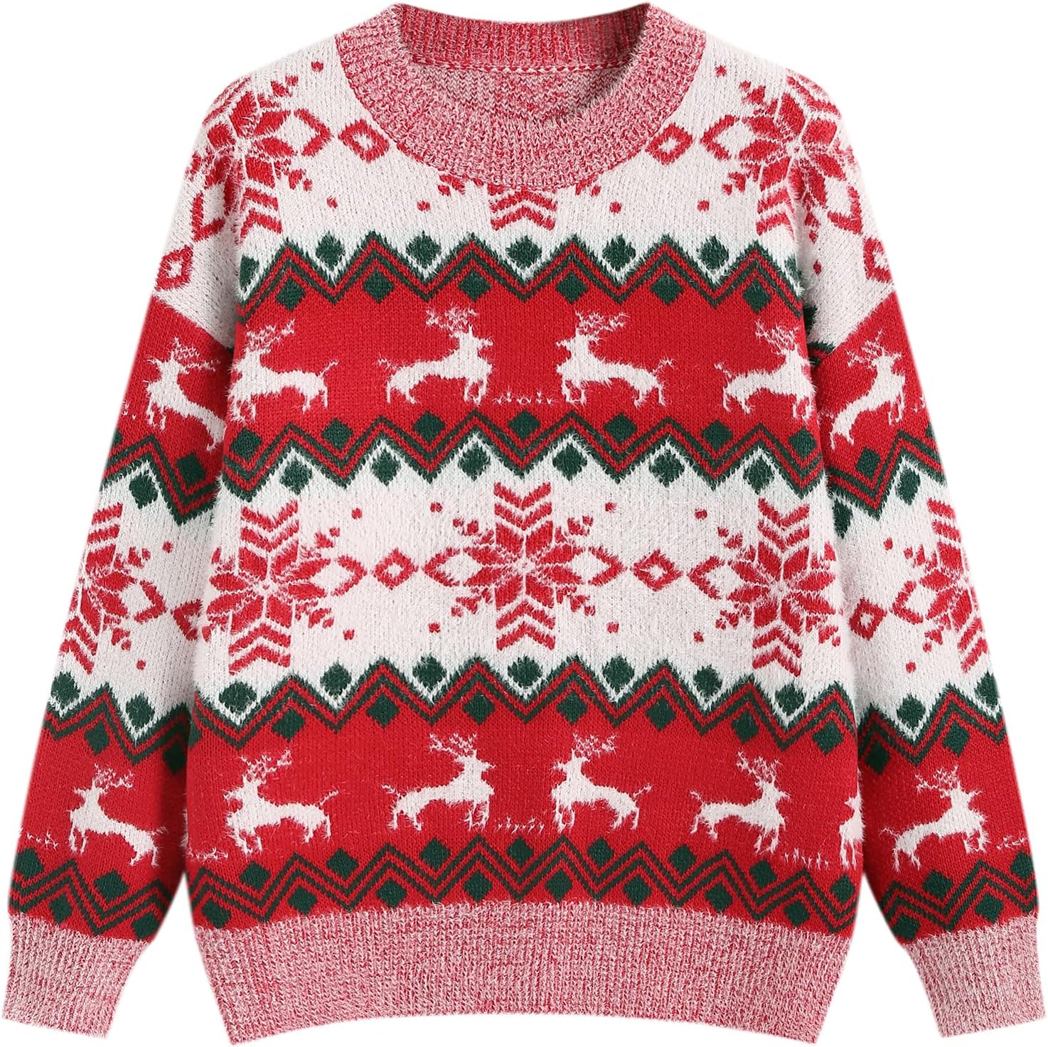 ZAFUL Womens Oversized Sweaters 2025 Cable Knit Chunky Sweater Long Sleeve Crewneck Pullover Loose Outfits - Image 8