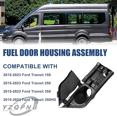 Miniatura 8 de Bisagra de bolsillo para puerta de llenado de combustible compatible con Ford Transit Van 150 250 350 2015-2023 Reemplazo CK4Z-5427936-A