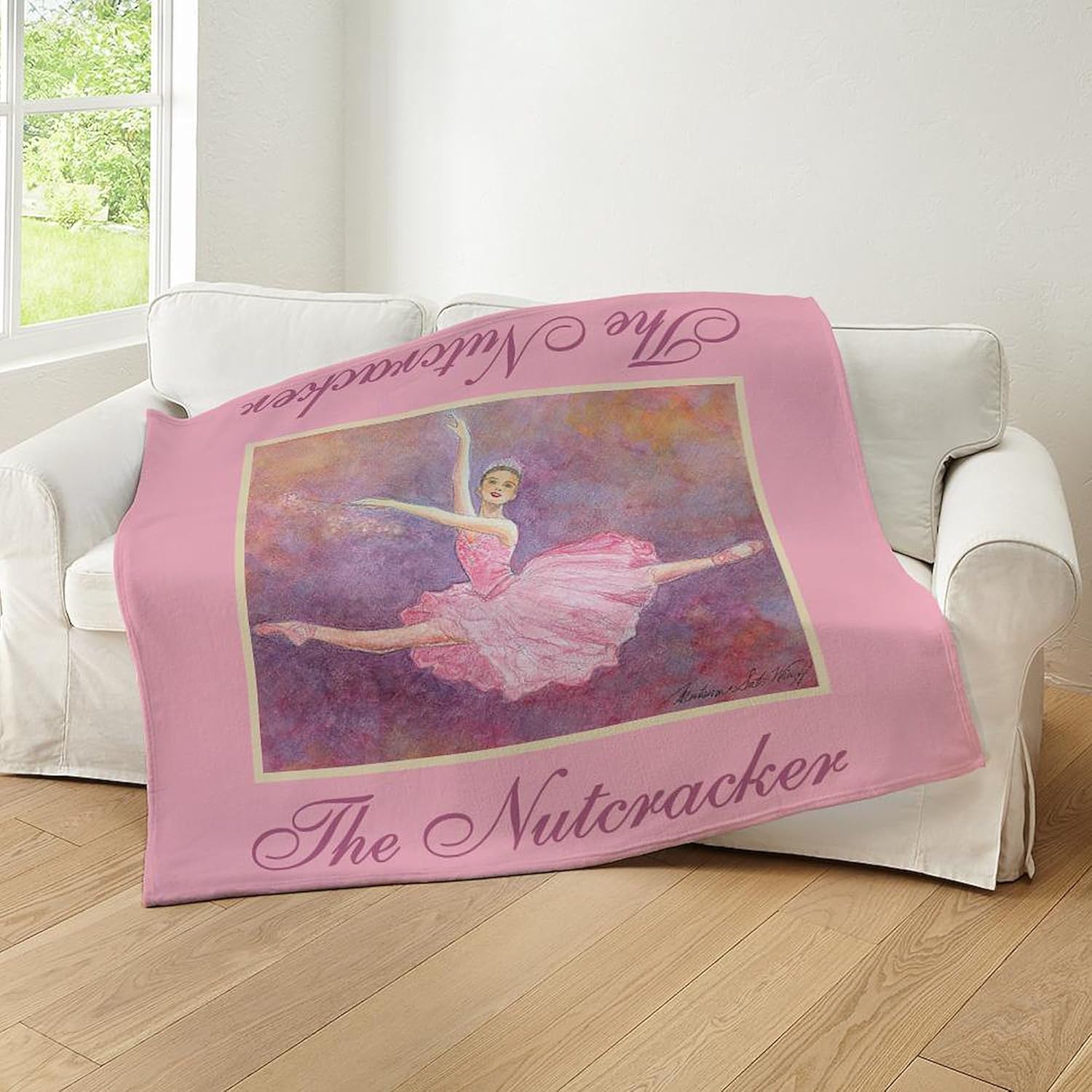CafePress Sugar Plum Fairy Throw Blanket Super Soft Fleece Plush Throw Blanket, 60"x50"