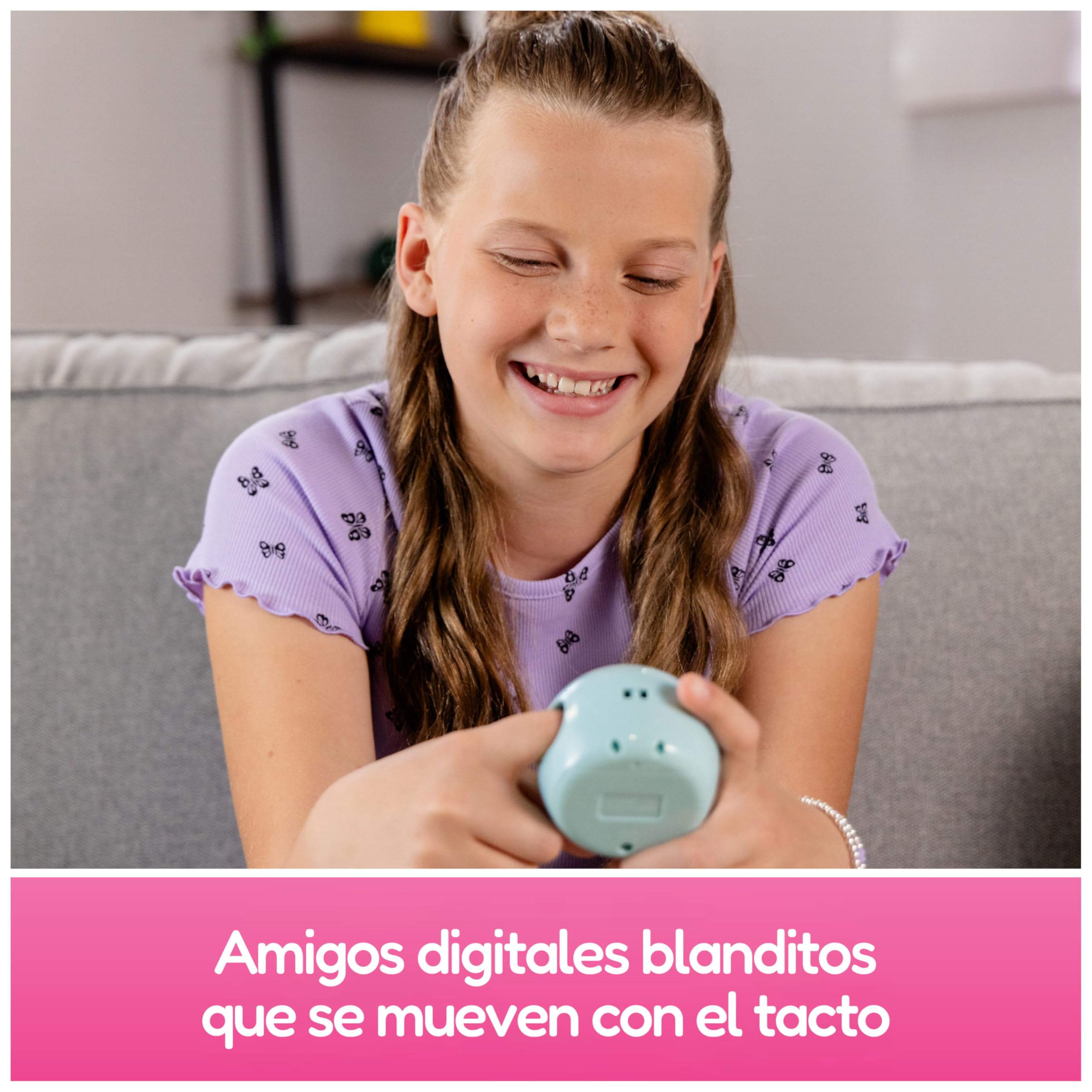 PUNIRUNES - MASCOTA VIRTUAL CON 55 PERSONAJES BLANDITOS EN SU INTERIOR - Mascota Interactiva que Reacciona al tacto con Interacciones y Sonidos - 6071162 - Juegos Infantiles - Juguetes Niños 5 Años +