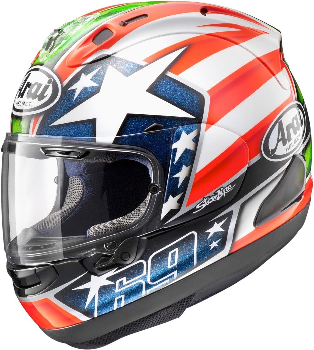 Arai RX-7V Nicky Hayden replica helmet M red