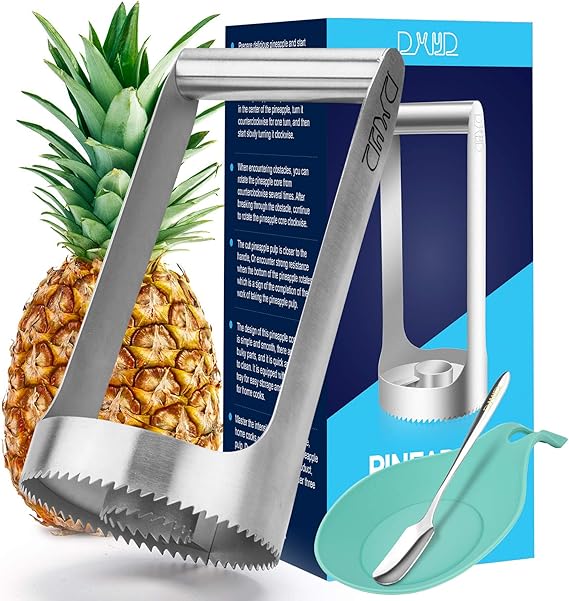 DXYD Pineapple Corer, Pineapple Cutter Peeler for Easy Core Removal, Full Stainless