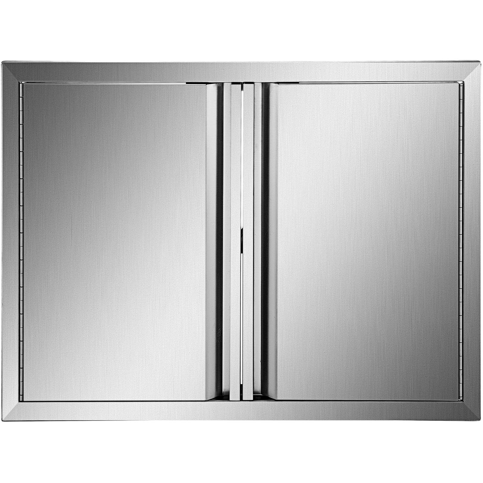 Mophorn BBQ Access Door 28 x 19 Inch, Double BBQ Door Stainless Steel