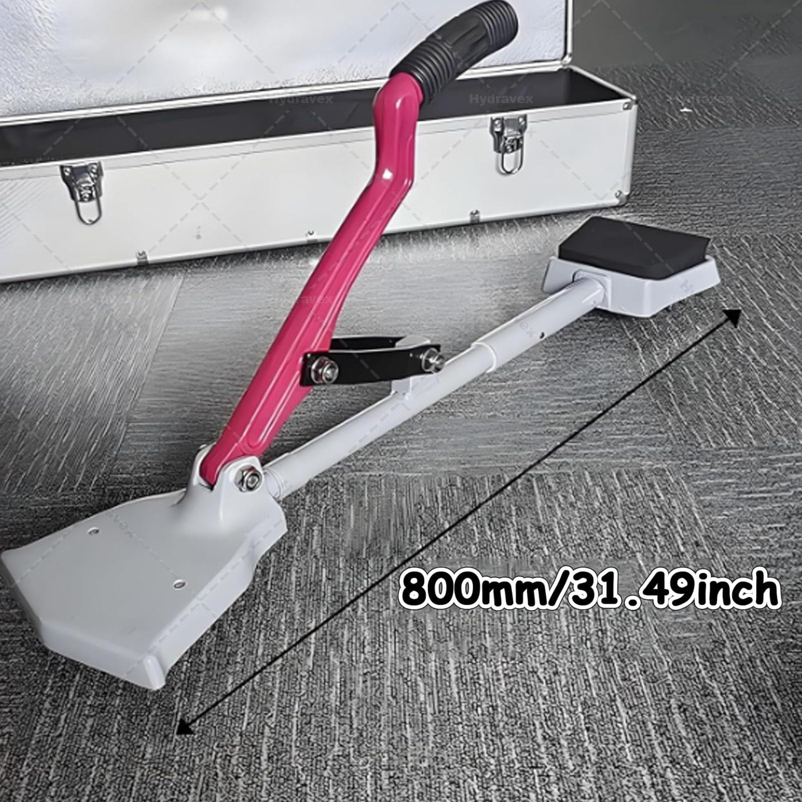 Kit de civière de tapis avec poignée antidérapante et cutter pour pose au sol domestique