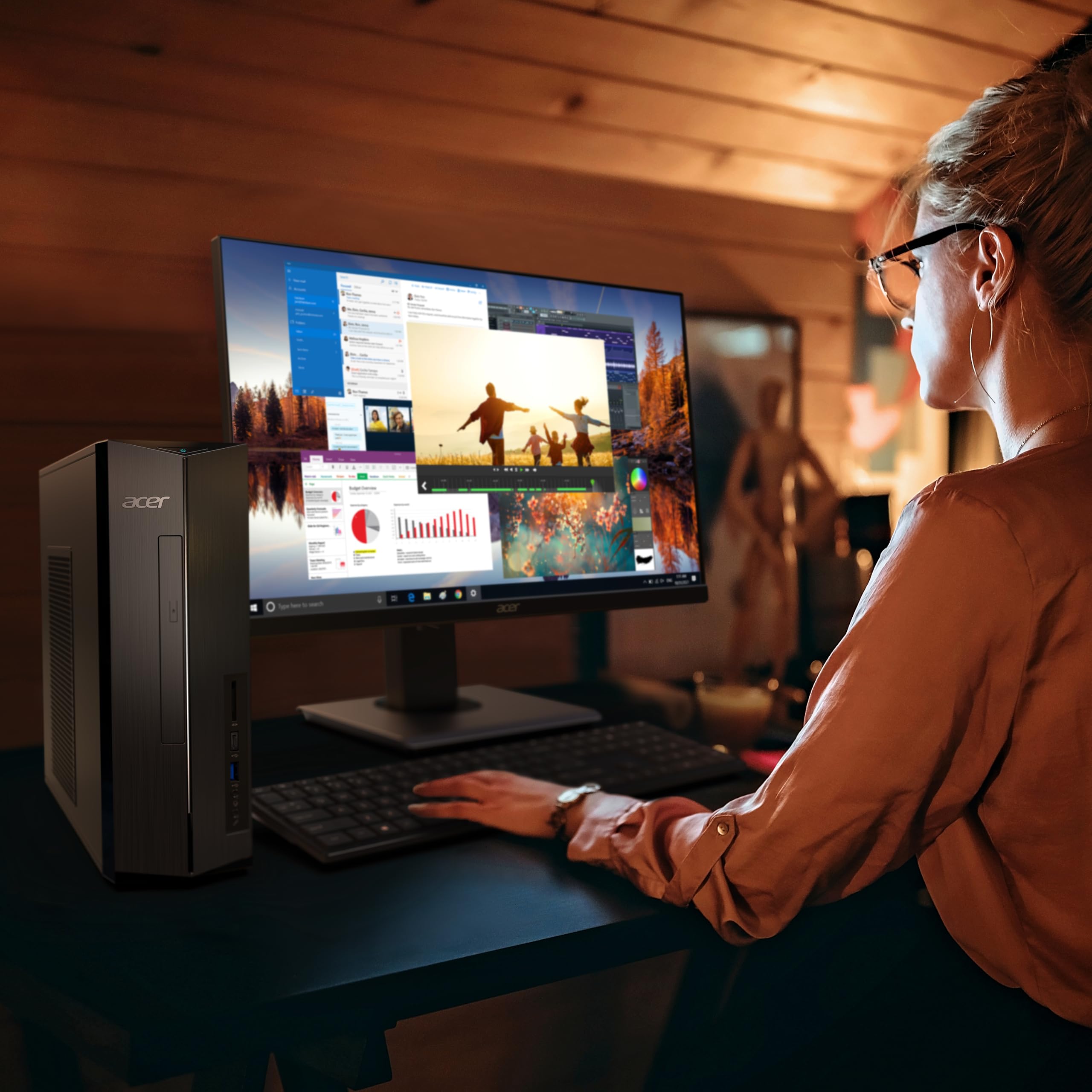 Acer Aspire XC-1785, Core i7-14700, 16 Go de RAM, SSD 1 To, Windows 11