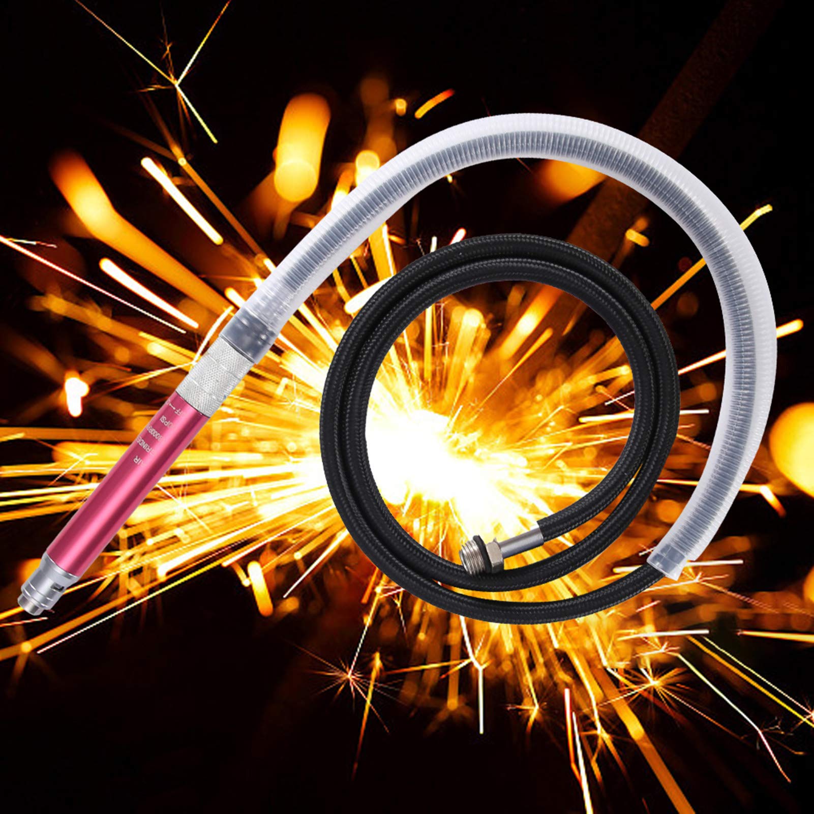 Smerigliatrice angolare ad aria Penna per lucidatura Strumento per incisione Rettificatrice pneumatica Design leggero di precisione Rotazione ad alta velocità 58000 giri/min