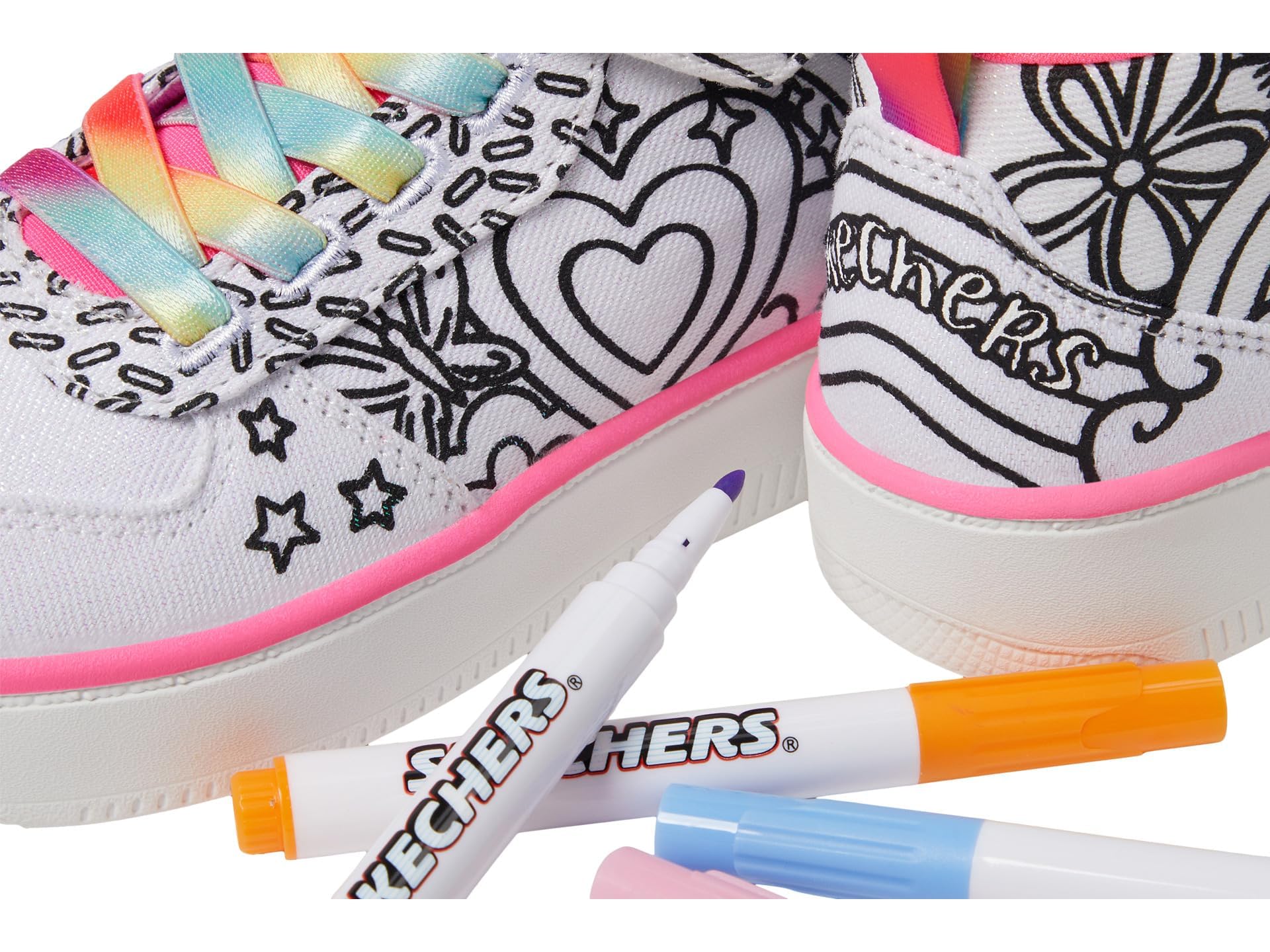 Skechers Sport Court 92 Color Me Kicks Stivali alla modaBambine e Ragazze