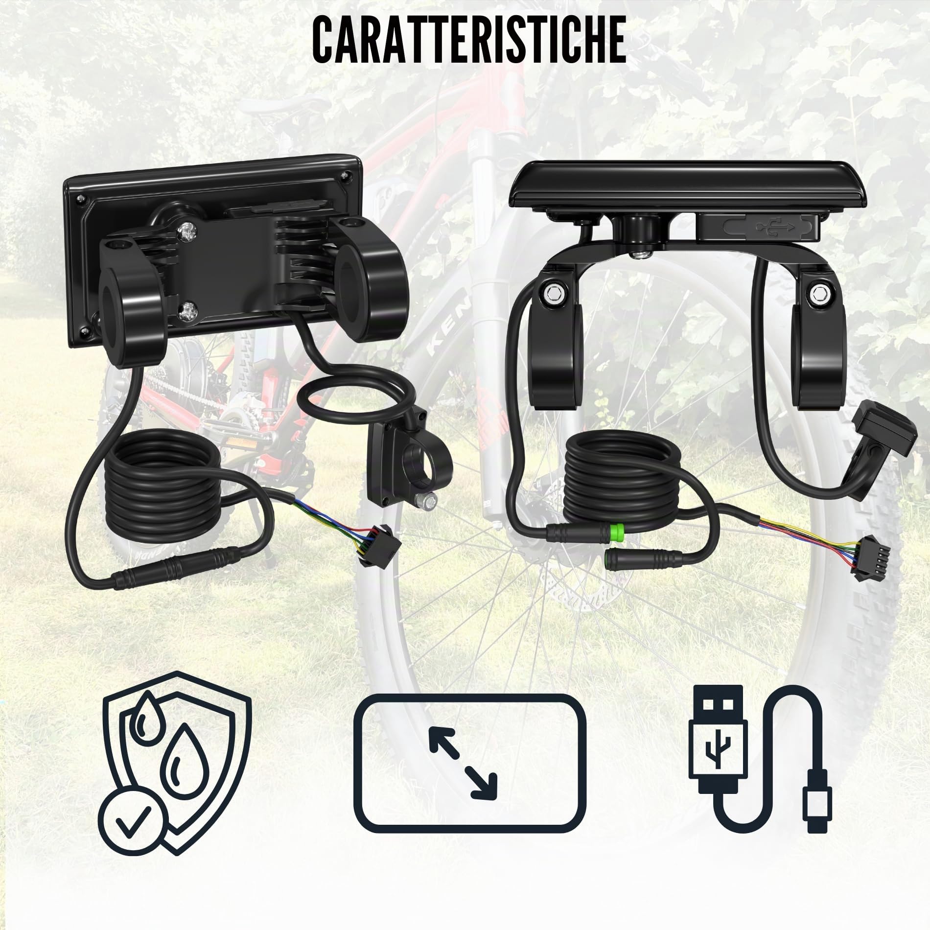 SW900 - Schermo per bicicletta elettrica a LED, 5 pin, SW900, 36 V, 48 V, 60 V, 72 V