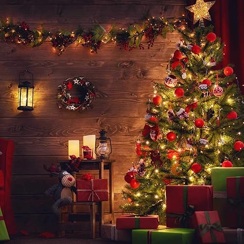 Miniatura 9 de Mini cadena de luces LED de Navidad 67 pies 200 luces LED para exteriores luces de cadena impermeables para enchufar para árbol de Navidad corona