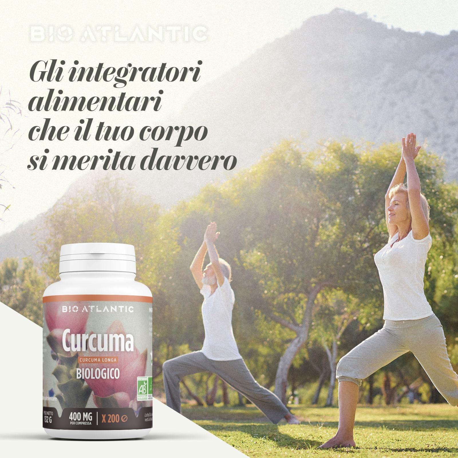 Curcuma Biologico 400 mg - 200 compresse