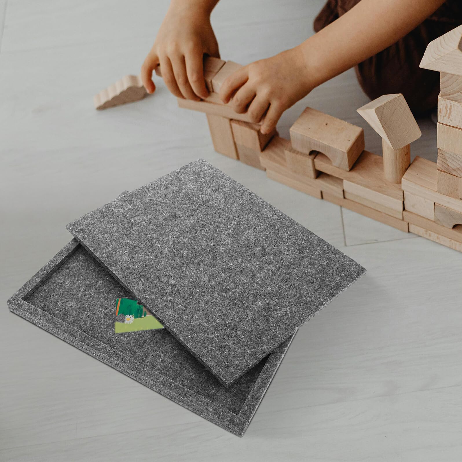 ifundom Trieur de Pièces de Puzzle 6 Pièces en Feutre Empilables