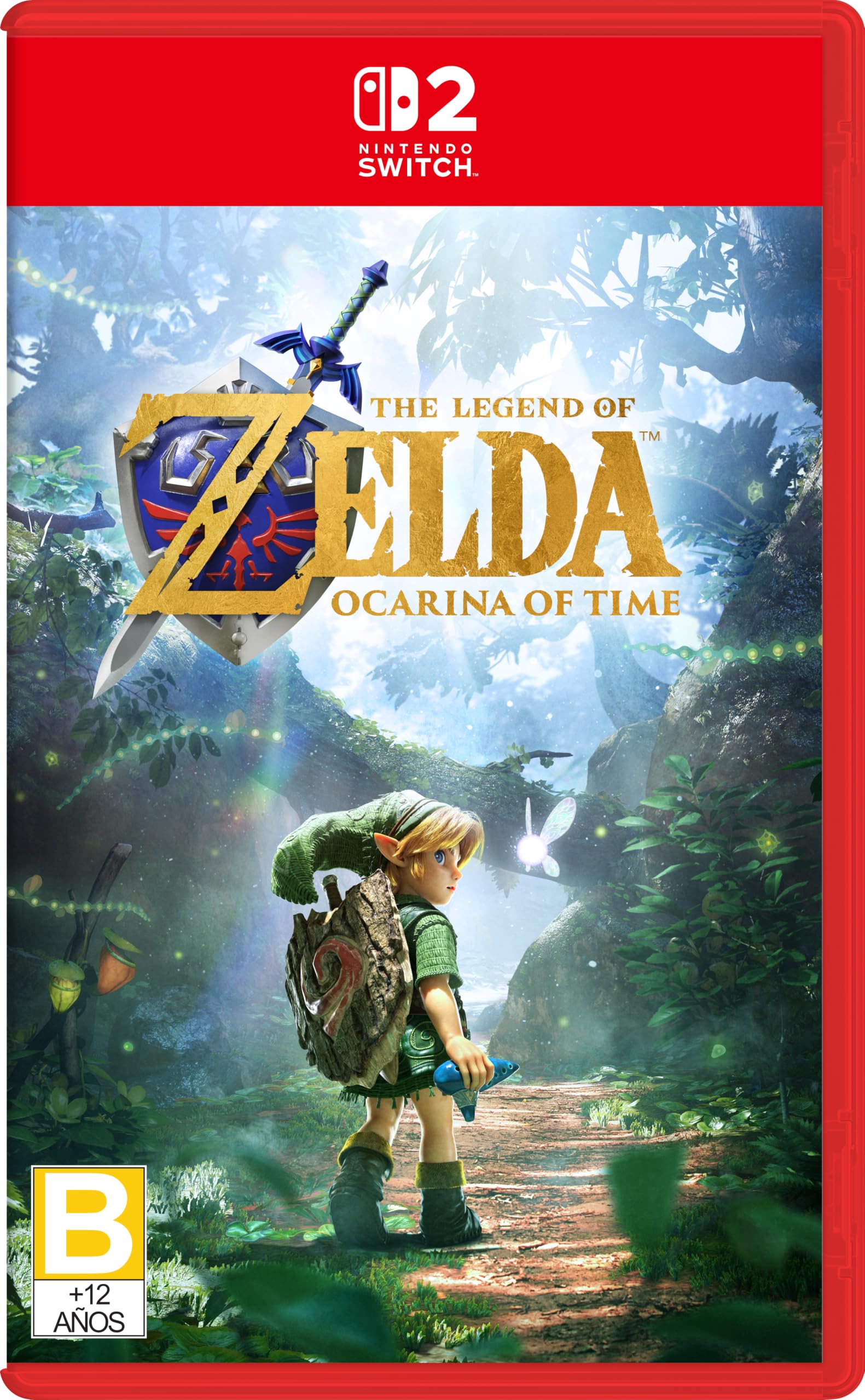 The Legend of Zelda: Ocarina of Time- Carátula metalizada NO garatizada (disponibilidad limitada-ver descripción)
