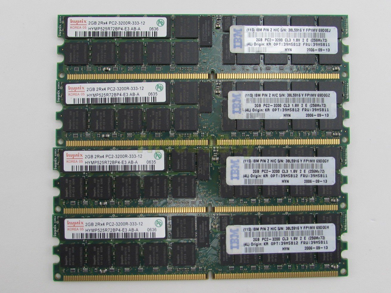 Amazon.co.jp: Hynix 8GB 4 x 2GB 2Rx4 PC2-3200R サーバーメモリ