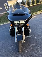 Vista 5 de Guantera de carenado de pierna ventilada inferior para motocicleta, apta para Harley Touring Road King Street Glide Road Glide Electra Glide Org