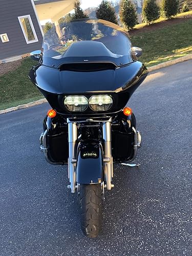 Miniatura 5 de Guantera de carenado de pierna ventilada inferior para motocicleta, apta para Harley Touring Road King Street Glide Road Glide Electra Glide Org