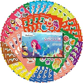 Sponsored Ad - HORIECHALY Scratch and Sniff Stickers,40 Sheets 10 Different Fruit Scents,Fairy Tale Theme,520+,Best Gift f...