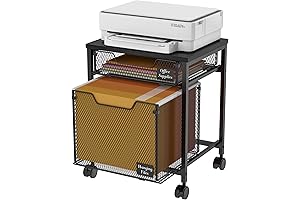 Rolling File Cabinet with Storage Drawers: The Perfect Mobile Storage Solution for...