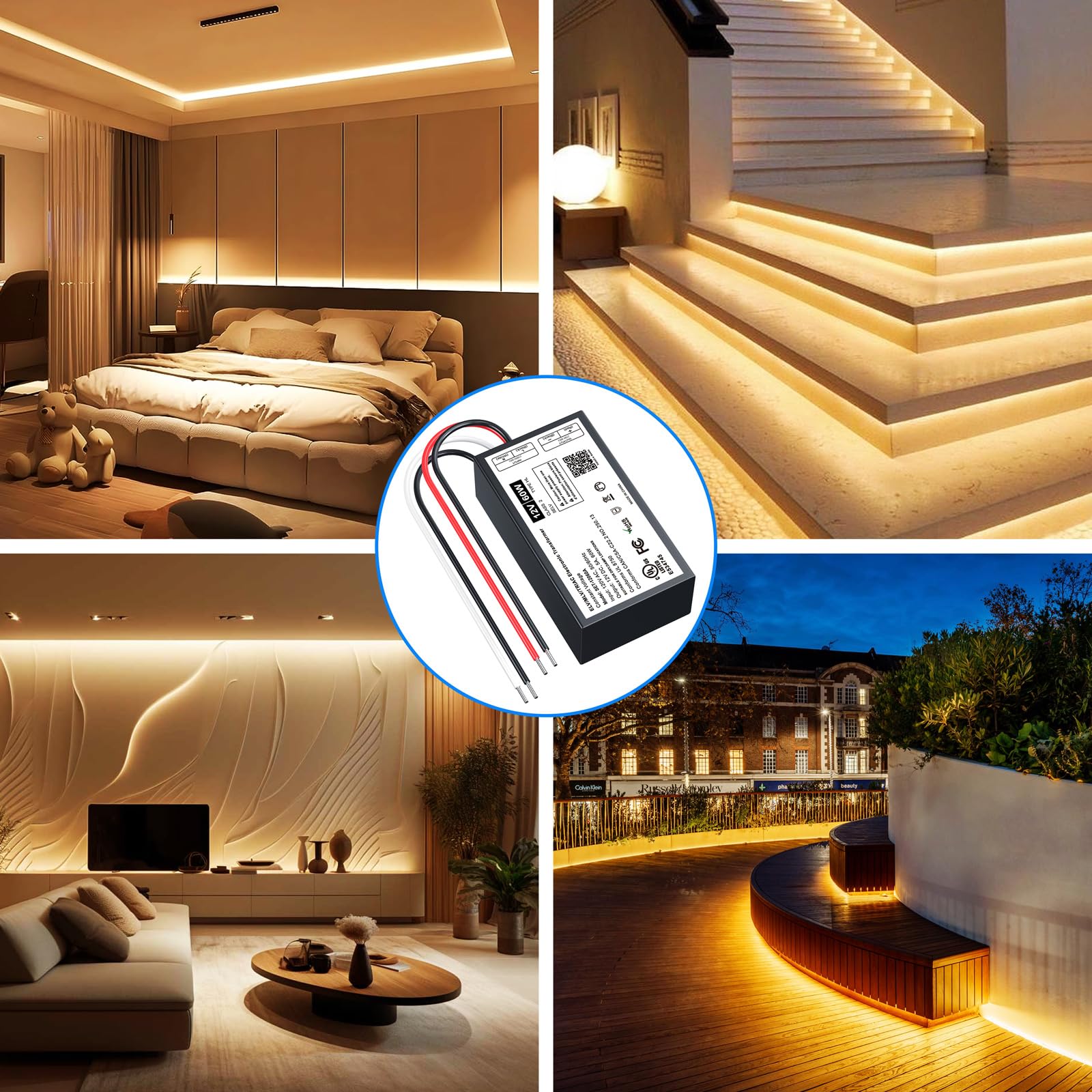 Dimmable LED Driver - 12V Power Supply for Lights -3 Dimmable LED Driver - 12V Power Supply for Lights -3