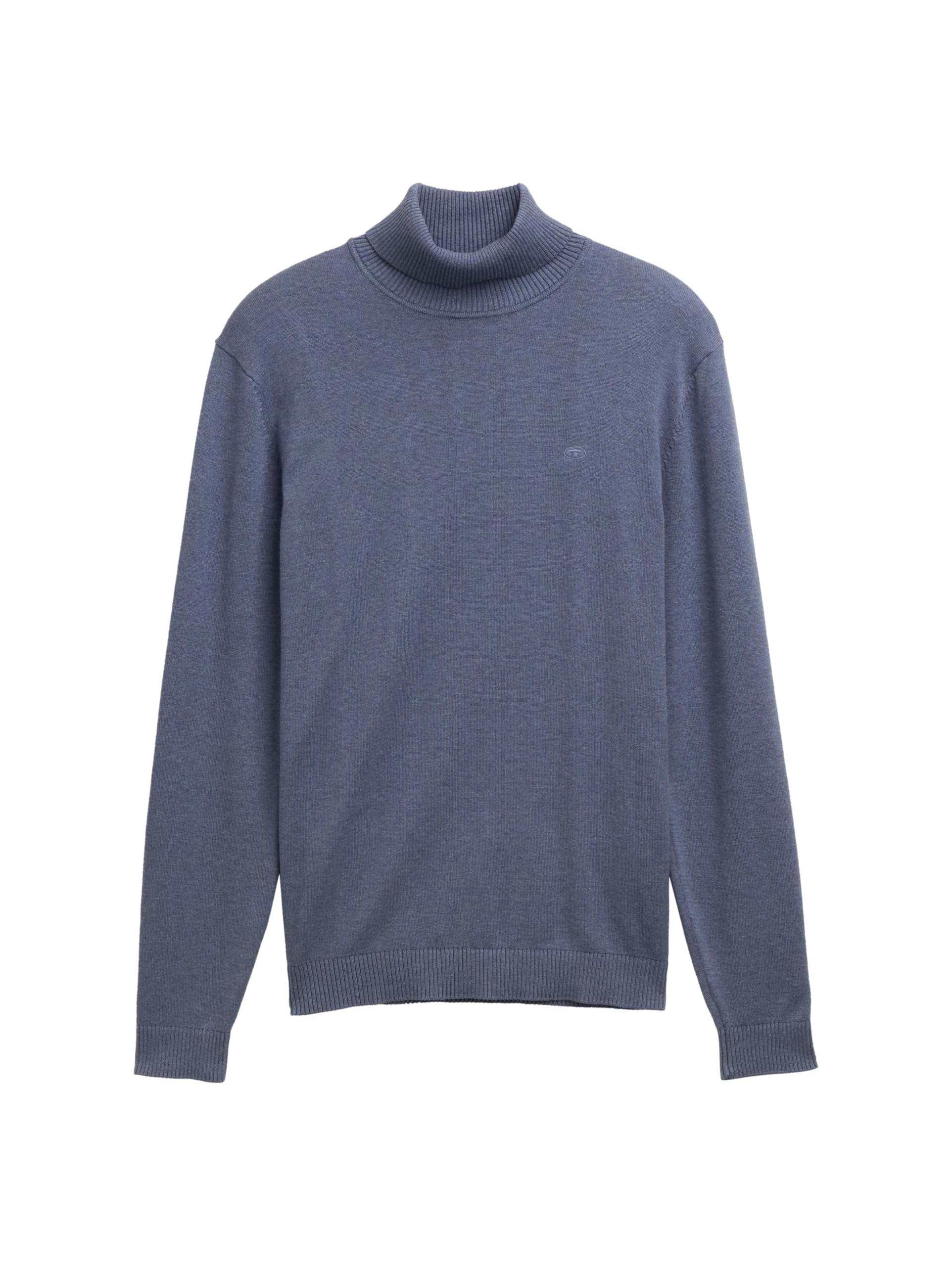 Tom Tailor Herren 1048216 Rollkragen Pullover aus Baumwolle (1er Pack)