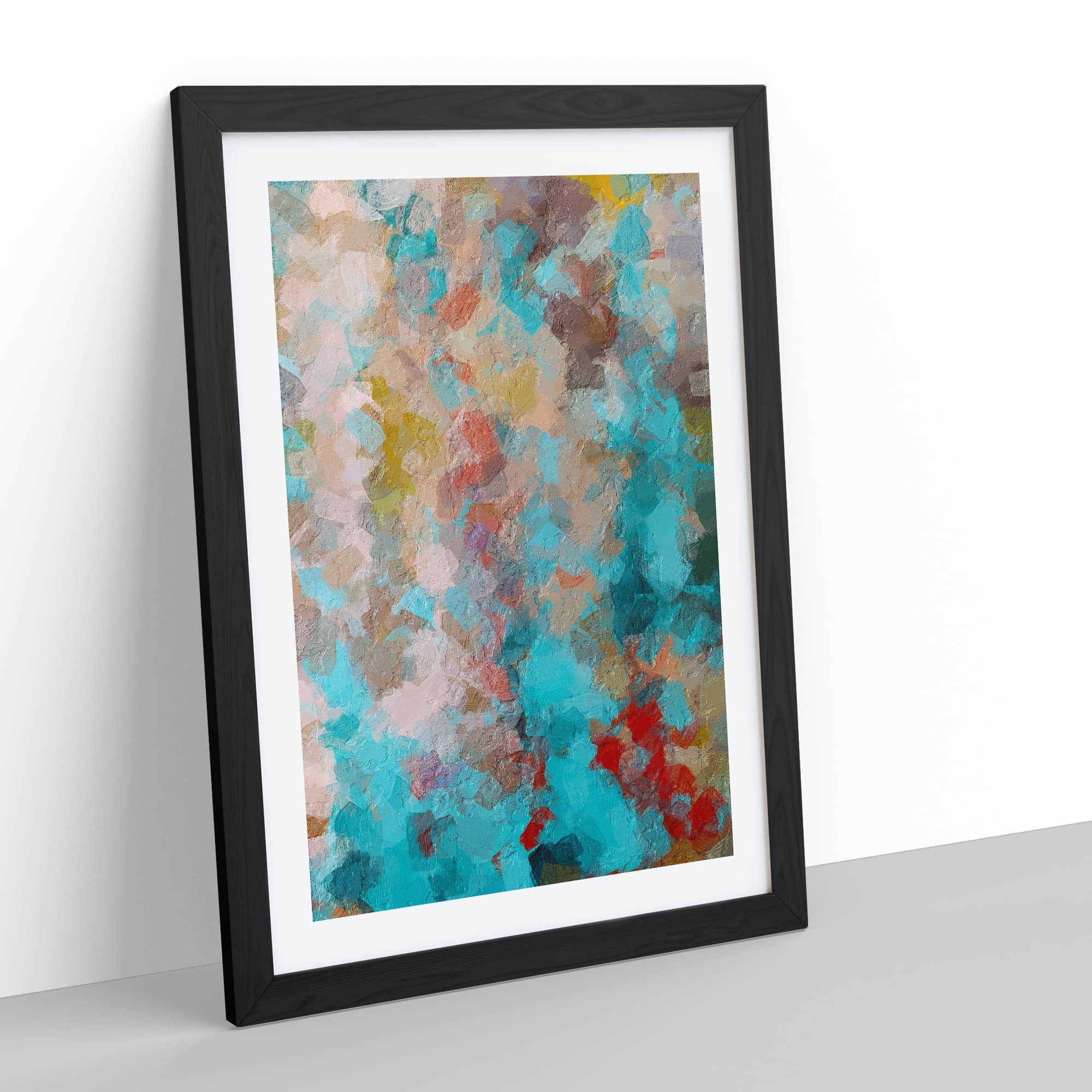 Even The Score Abstract Framed Print, Black, A3 (34 x 46 cm) - Image 3