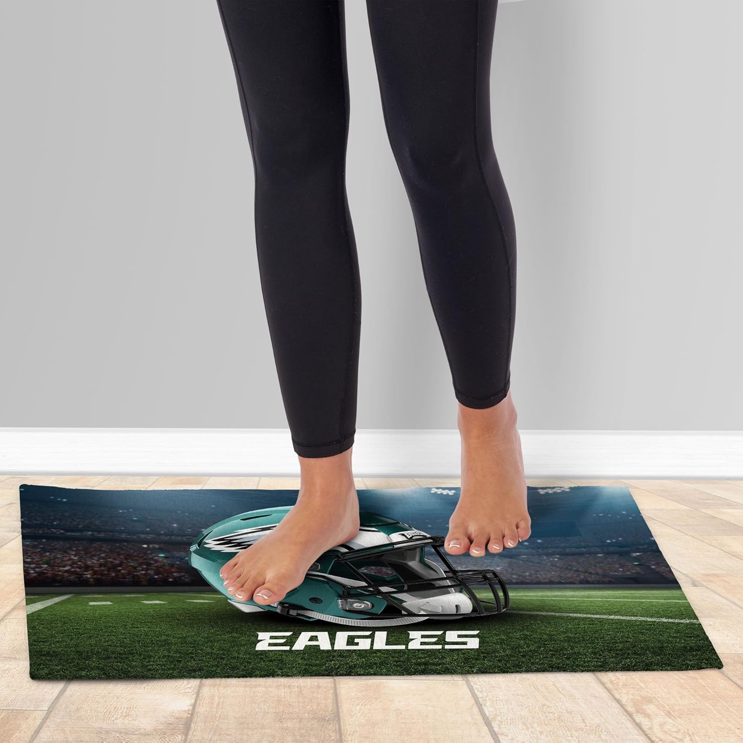 Northwest The Company NFL Philadelphia Eagles Washable Rug, 20" x 32", Landscape, Team Colors