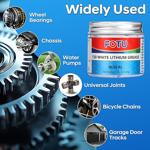 Miniatura 3 de Grasa de litio blanca, excelente lubricante para grasa marina, aceite de máquina de coser, grasa para puerta de garaje más duradera que el aerosol