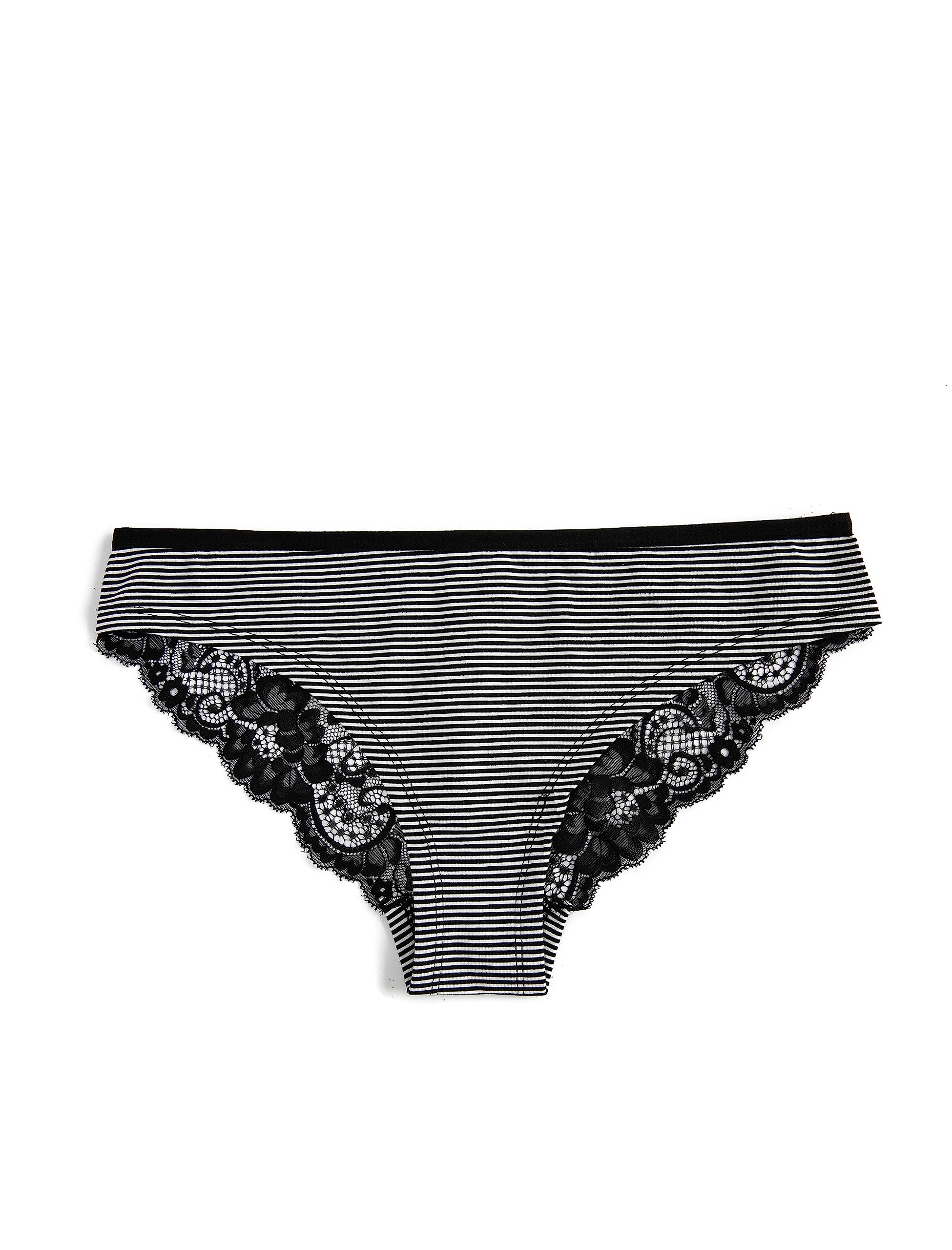 Brazilian Külot Dantelli Desenli